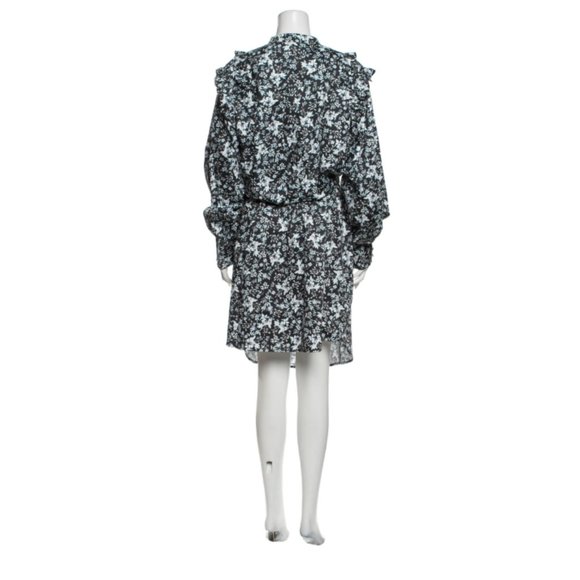 NWT Erdem x Universal Standard Primrose Floral Ruffle Shirt Dress Size Medium - Picture 15 of 15